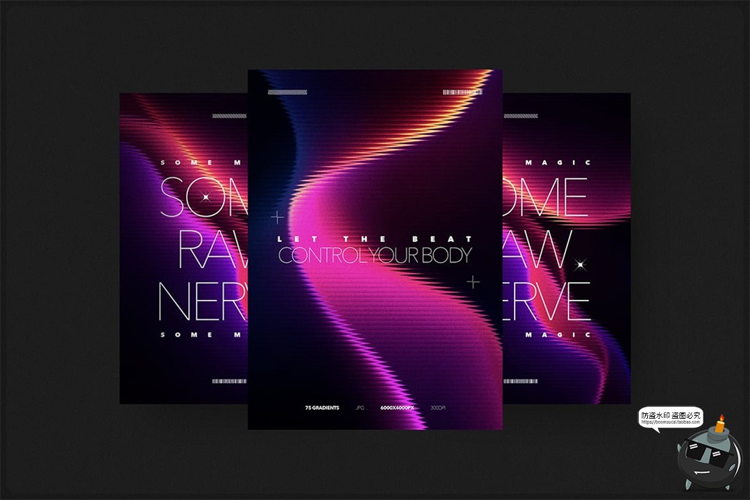 图片[11]-未来抽象艺术长虹玻璃条纹渐变音乐律动科技背景底纹JPG图片素材-设计猿