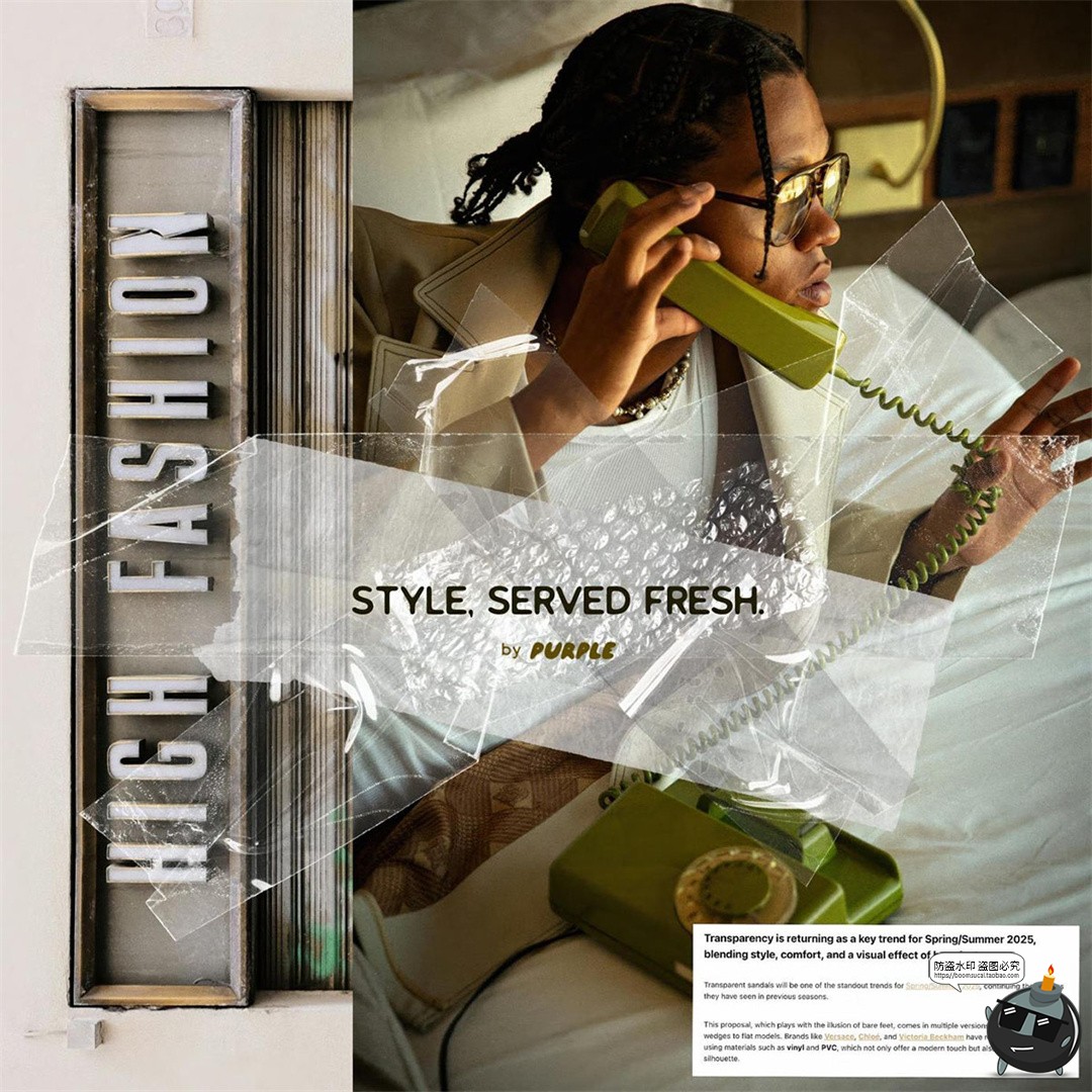 图片[7]-孤寂透明薄膜水汽烟雾空灵轮廓塑料花卉水晶PNG拼贴元素插图素材-设计猿