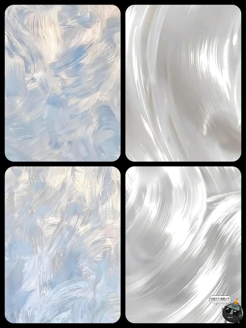 图片[1]-艺术银色油漆羽纱闪粉抽象炫彩肌理背景底纹笔触涂抹JPG图片素材-设计猿