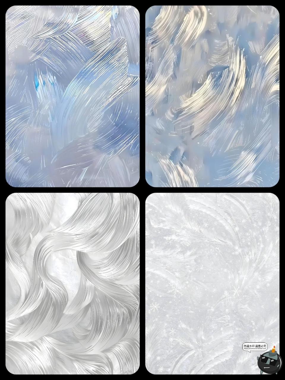 图片[3]-艺术银色油漆羽纱闪粉抽象炫彩肌理背景底纹笔触涂抹JPG图片素材-设计猿