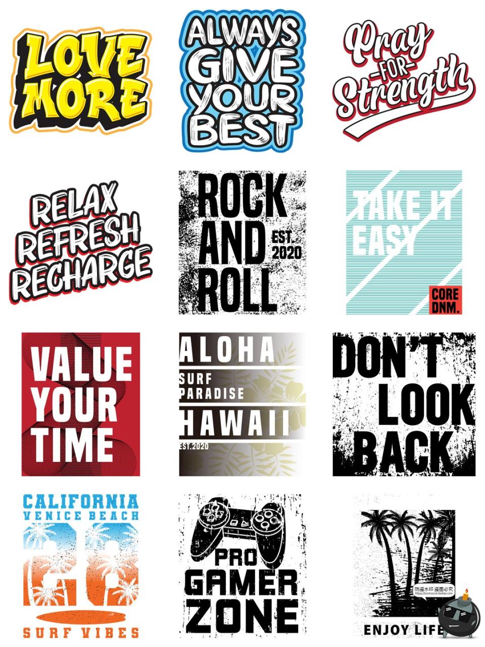 图片[5]-美式个性复古潮流篮球插画服饰T恤PNG印花烫印图案AI矢量图片素材-设计猿