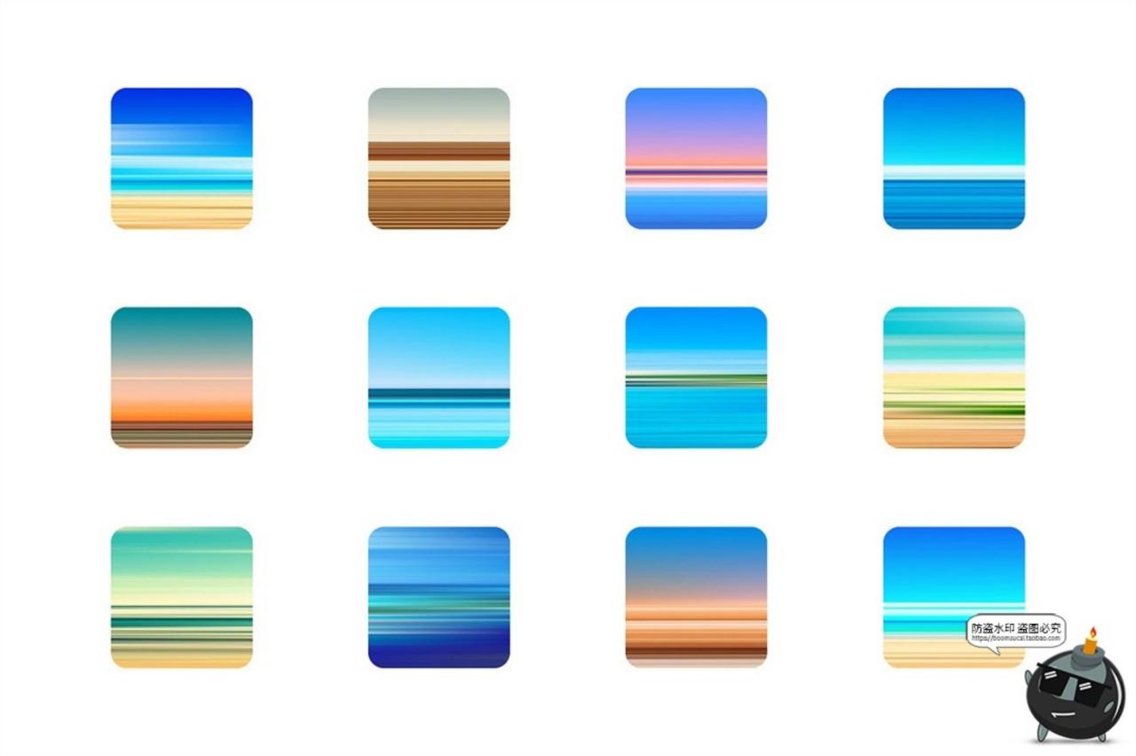 图片[3]-时尚简约自然动感抽象艺术条纹渐变背景底纹JPG图片AI矢量素材-设计猿