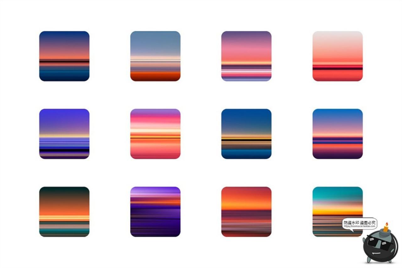 图片[5]-时尚简约自然动感抽象艺术条纹渐变背景底纹JPG图片AI矢量素材-设计猿