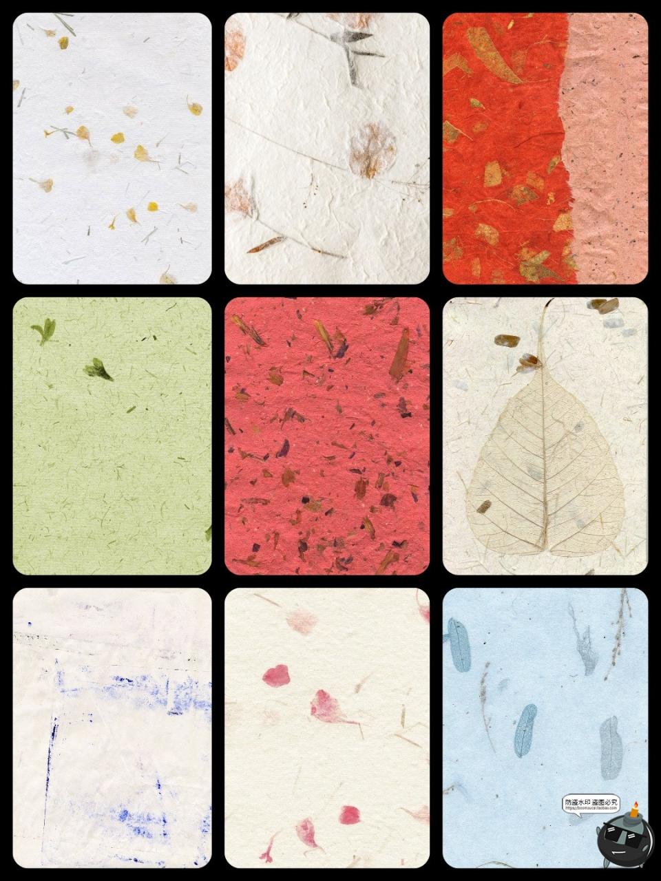 高清古风清新压花干花书法宣纸纹理纸张底纹贴图背景JPG图片素材-设计猿