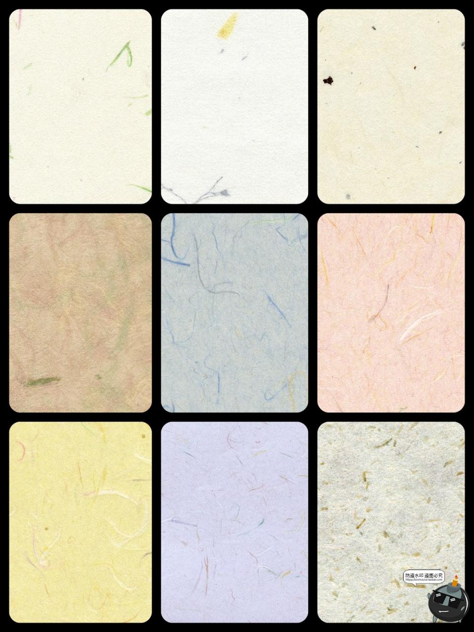 图片[4]-高清古风清新压花干花书法宣纸纹理纸张底纹贴图背景JPG图片素材-设计猿