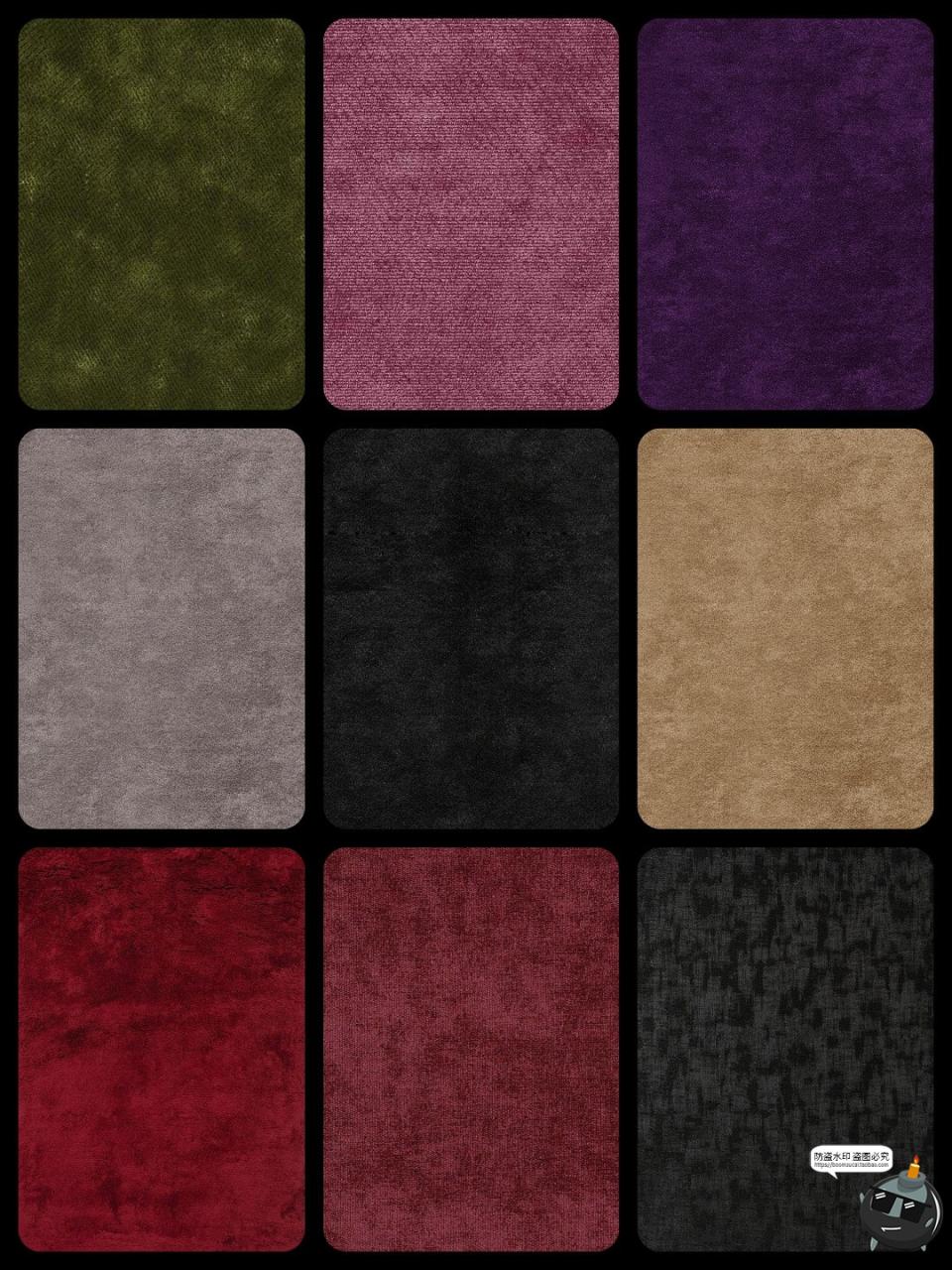 图片[2]-天鹅绒丝绒灯芯绒保暖材质真实毛绒面料布料纹理图片JPG背景素材-设计猿