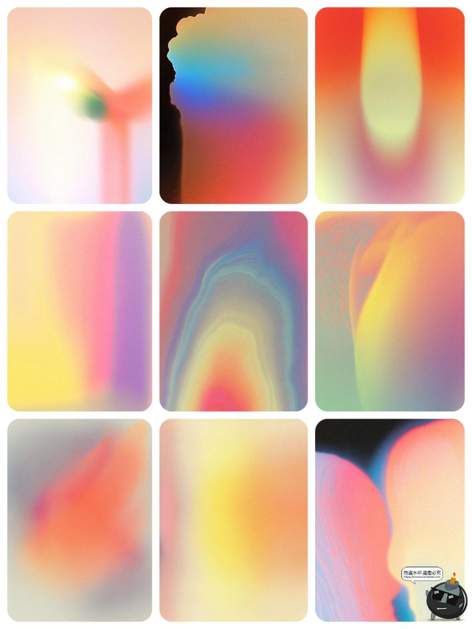 图片[2]-高清抽象艺术梦境冥想迷幻朦胧霓虹模糊奇幻渐变背景JPG图片素材-设计猿