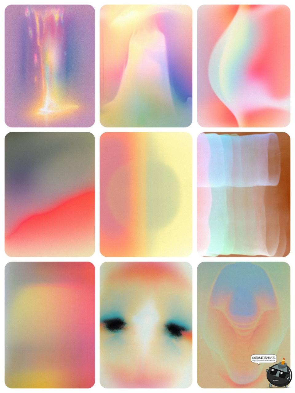 图片[4]-高清抽象艺术梦境冥想迷幻朦胧霓虹模糊奇幻渐变背景JPG图片素材-设计猿