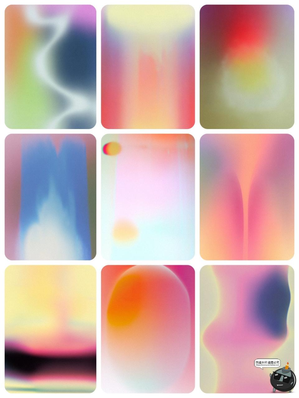 图片[6]-高清抽象艺术梦境冥想迷幻朦胧霓虹模糊奇幻渐变背景JPG图片素材-设计猿