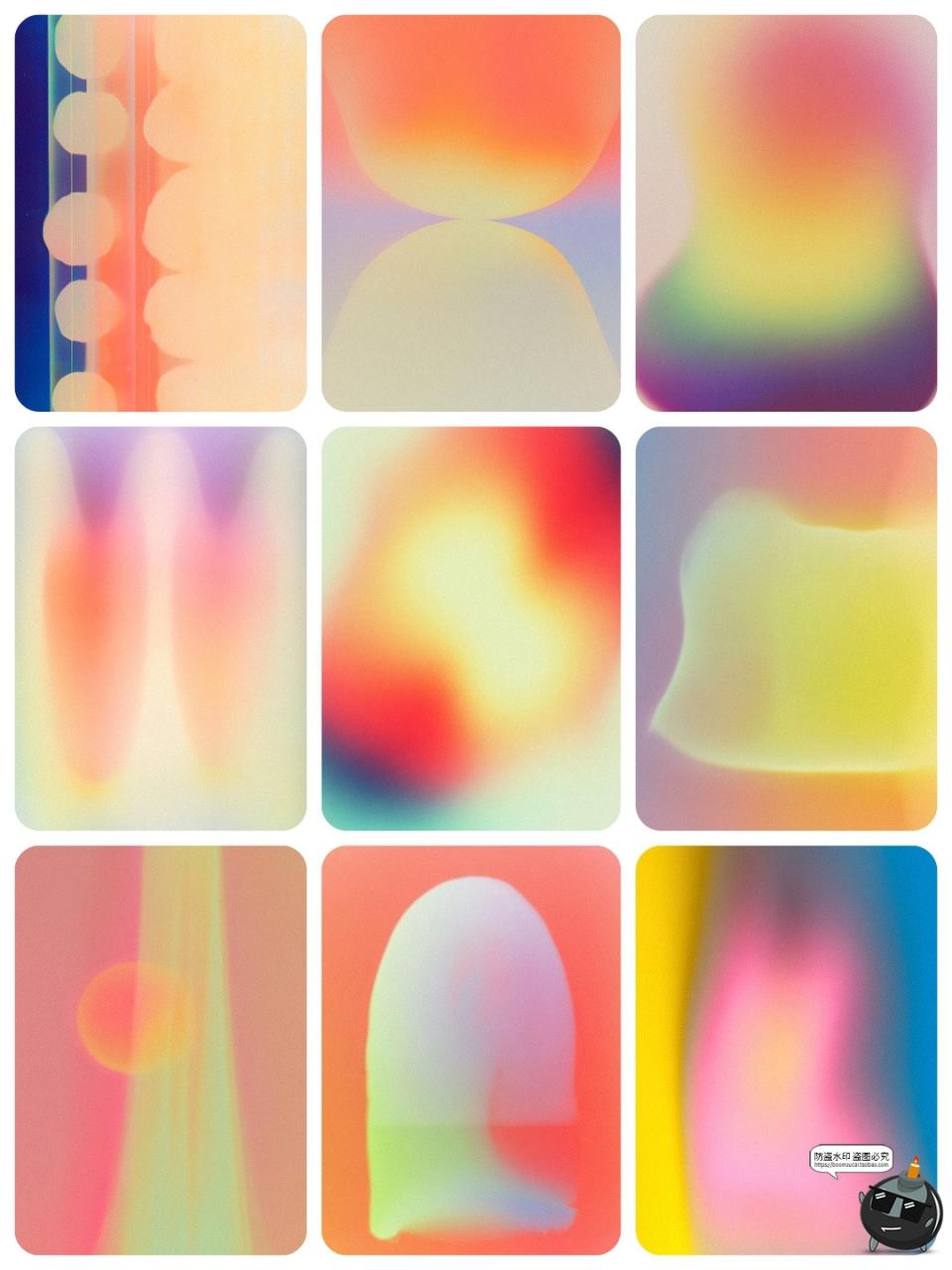 图片[13]-高清抽象艺术梦境冥想迷幻朦胧霓虹模糊奇幻渐变背景JPG图片素材-设计猿