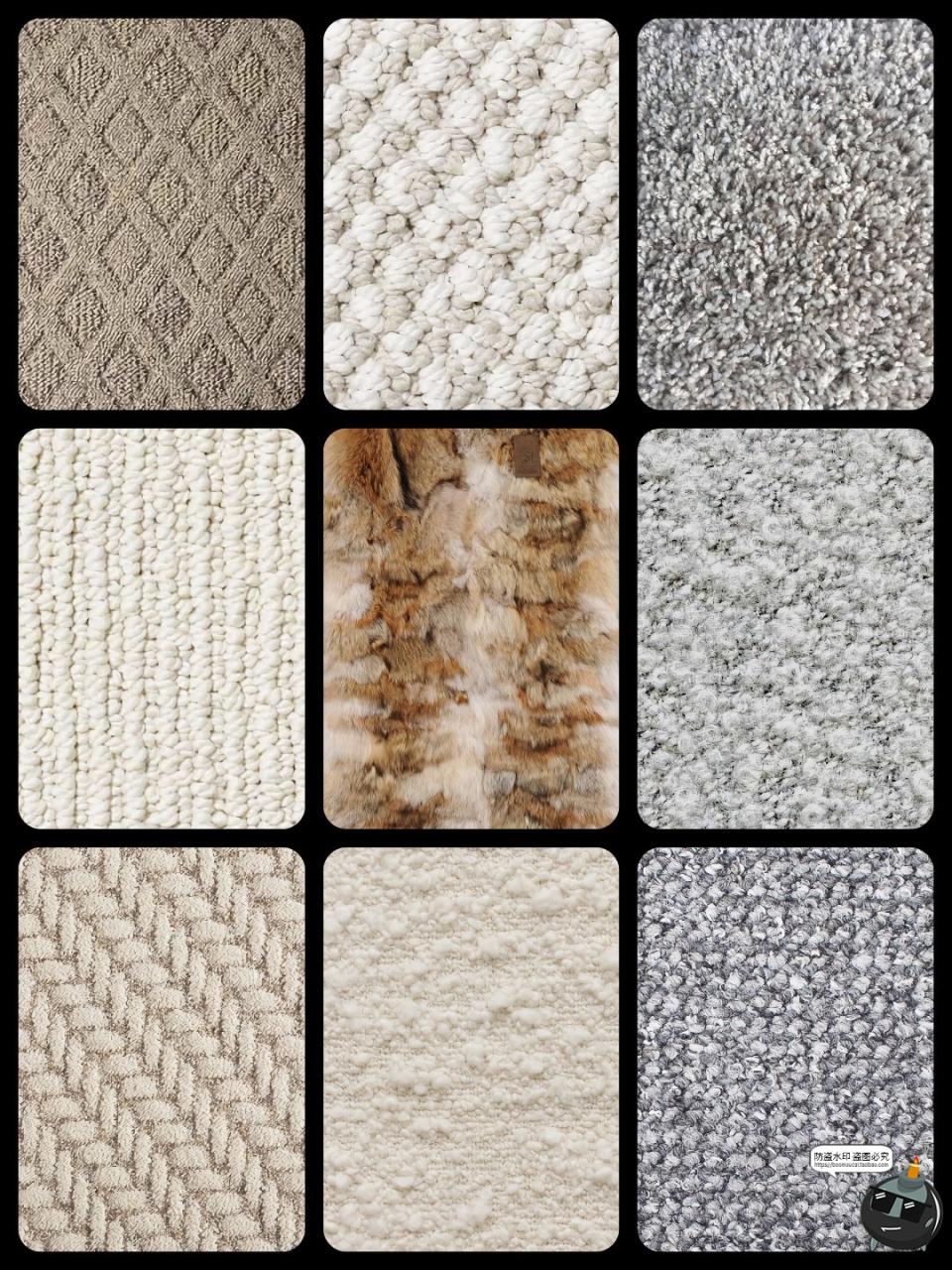 毛绒动物皮草面料肌理底图背景图案后期合成装饰元素JPG图片素材-设计猿