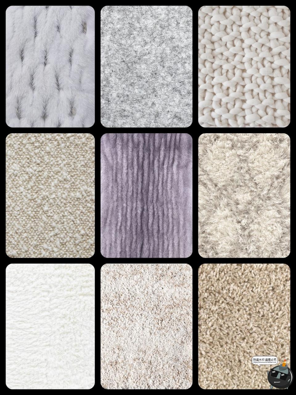 图片[3]-毛绒动物皮草面料肌理底图背景图案后期合成装饰元素JPG图片素材-设计猿