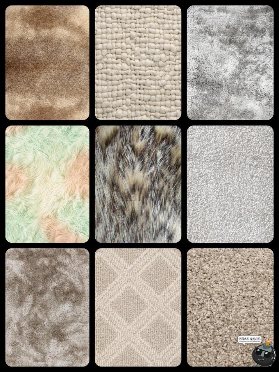 图片[6]-毛绒动物皮草面料肌理底图背景图案后期合成装饰元素JPG图片素材-设计猿