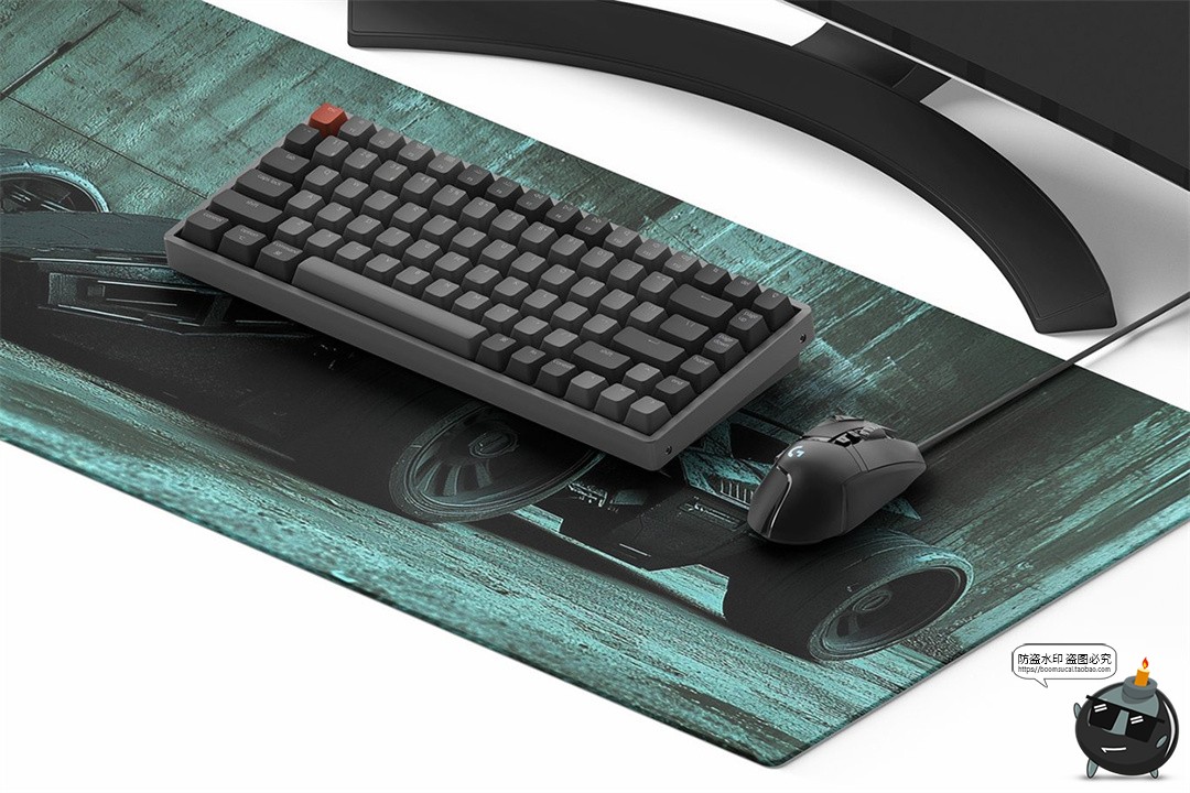 图片[4]-电竞游戏桌面鼠标垫台式桌垫印花图案展示效果图PSD模板样机素材-设计猿