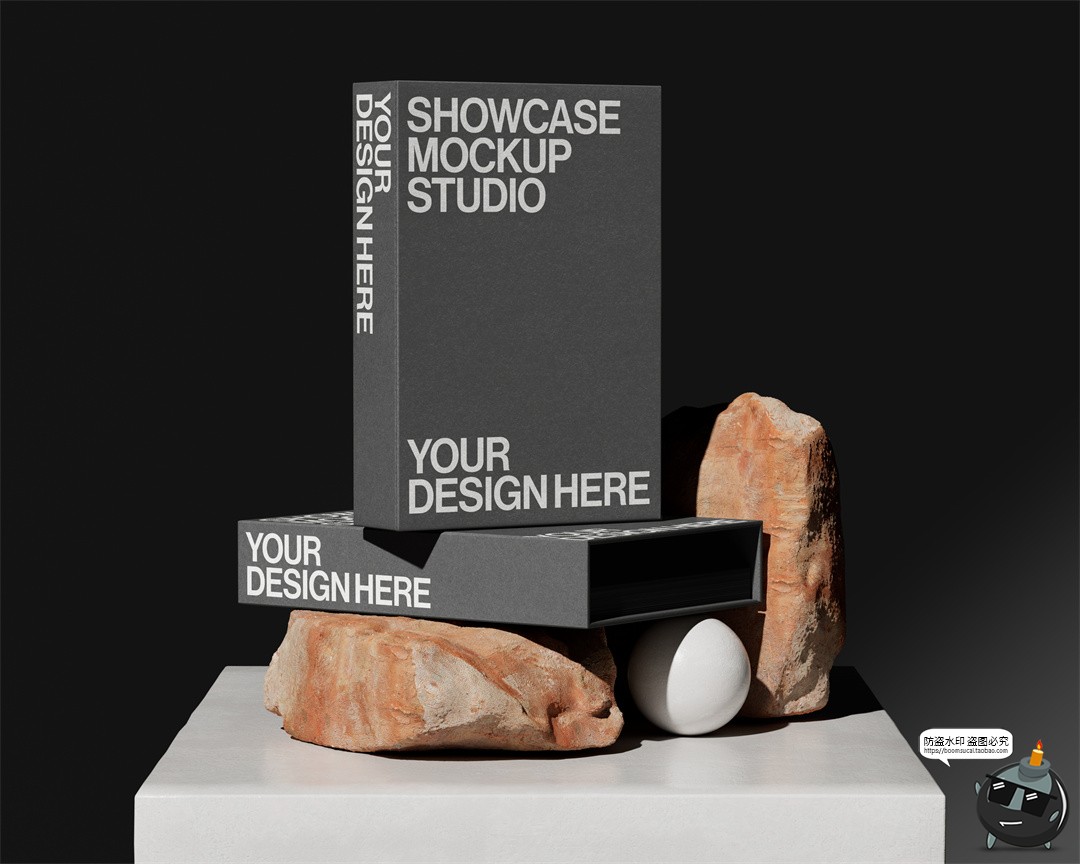 图片[1]-工业风纸盒拎袋名片信封文具品牌VI应用提案展示效果图模板PS样机-设计猿