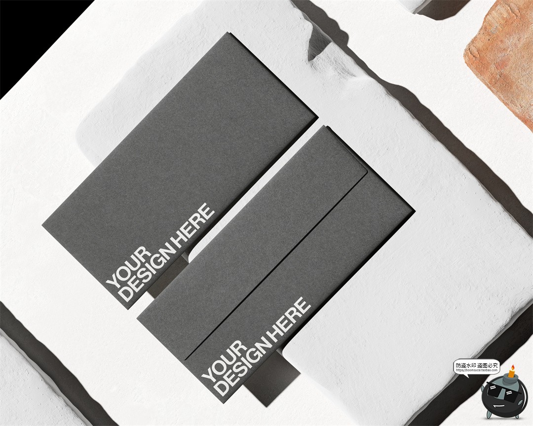 图片[5]-工业风纸盒拎袋名片信封文具品牌VI应用提案展示效果图模板PS样机-设计猿