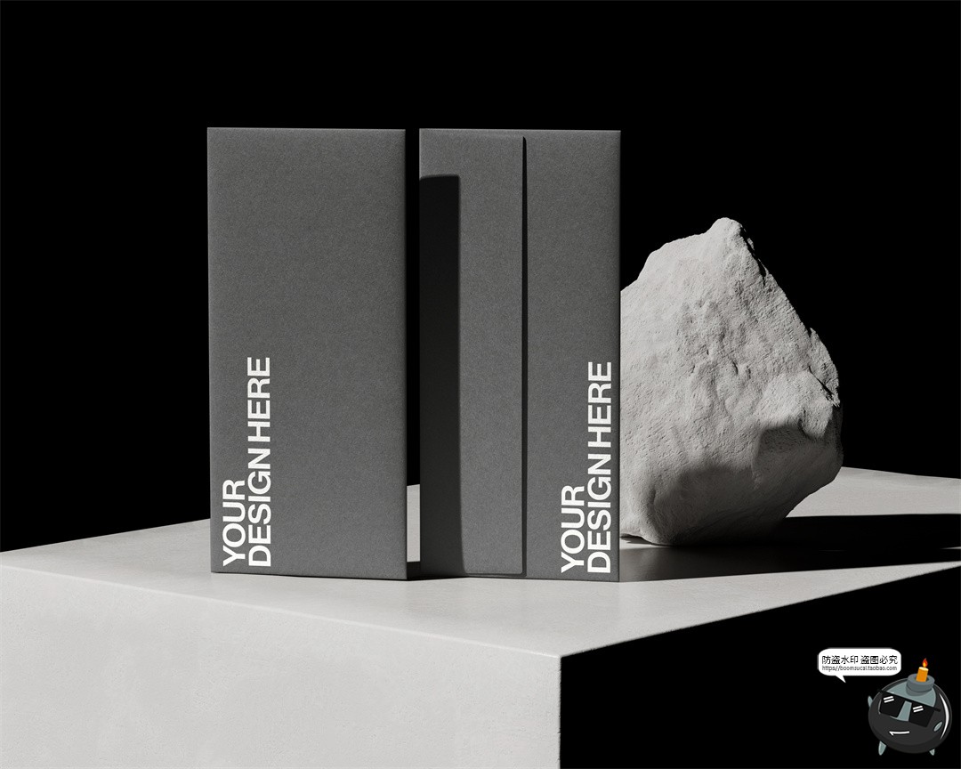 图片[7]-工业风纸盒拎袋名片信封文具品牌VI应用提案展示效果图模板PS样机-设计猿