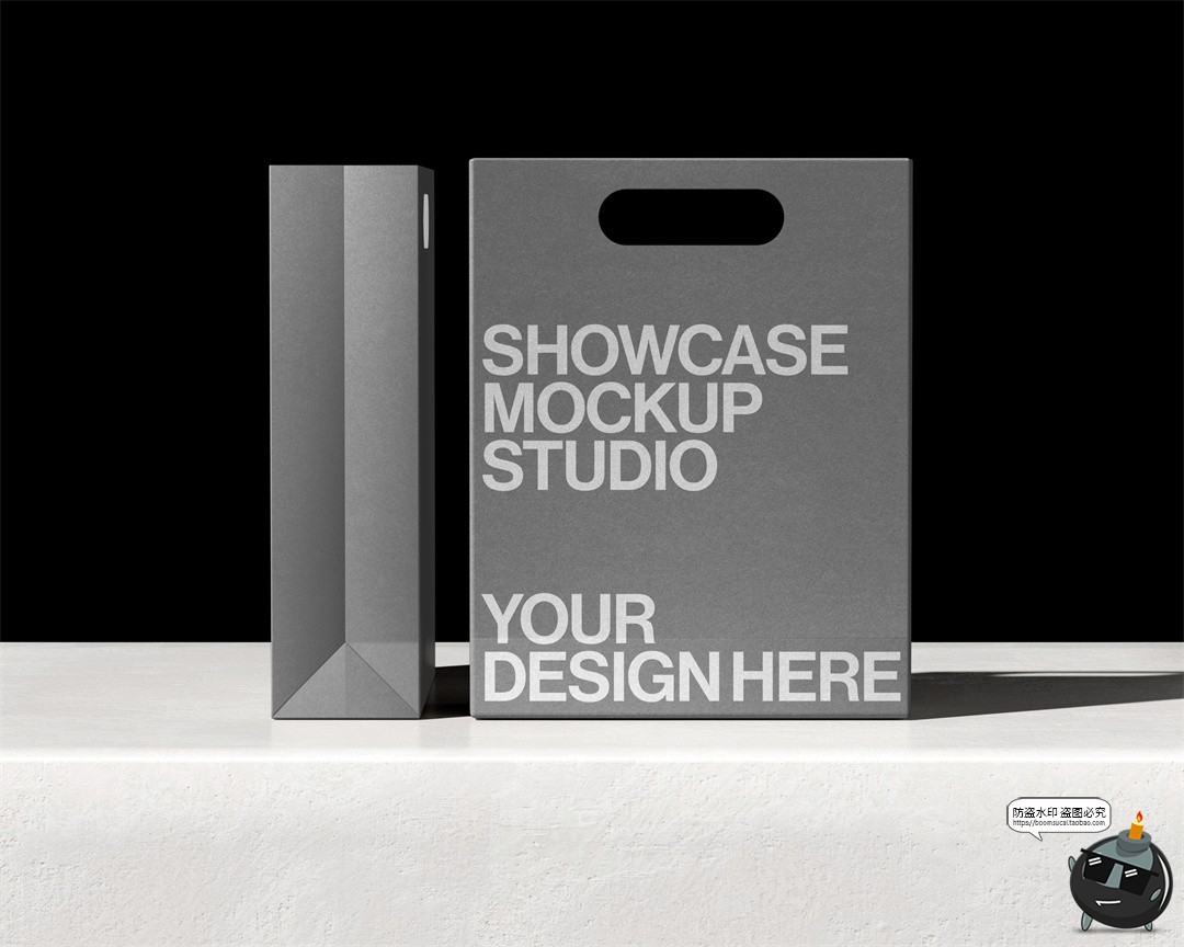 图片[10]-工业风纸盒拎袋名片信封文具品牌VI应用提案展示效果图模板PS样机-设计猿