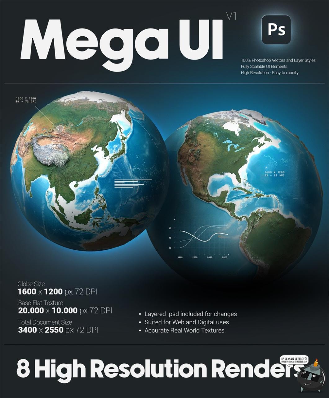 图片[6]-未来科技时尚音乐游戏拟物按钮控制器仪表盘UI界面PSD分层素材图-设计猿