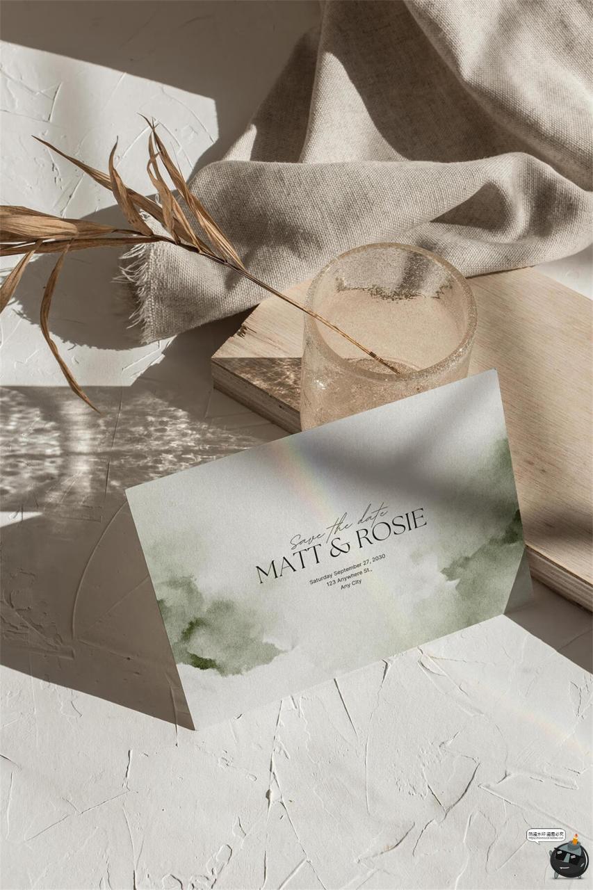 图片[6]-复古印染水墨绿色自然抽象艺术水彩渗色晕染背景底纹JPG图片素材-设计猿