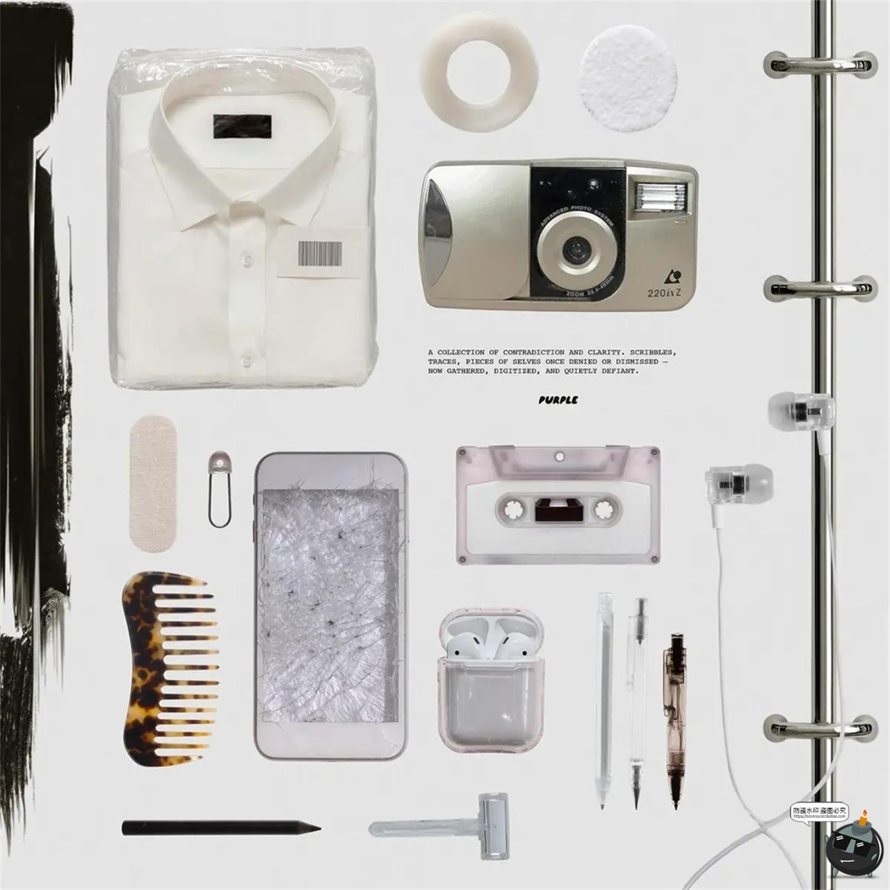 图片[6]-复古档案证件相片资料胶带宝丽来边框英文拼贴艺术PNG免抠图素材-设计猿