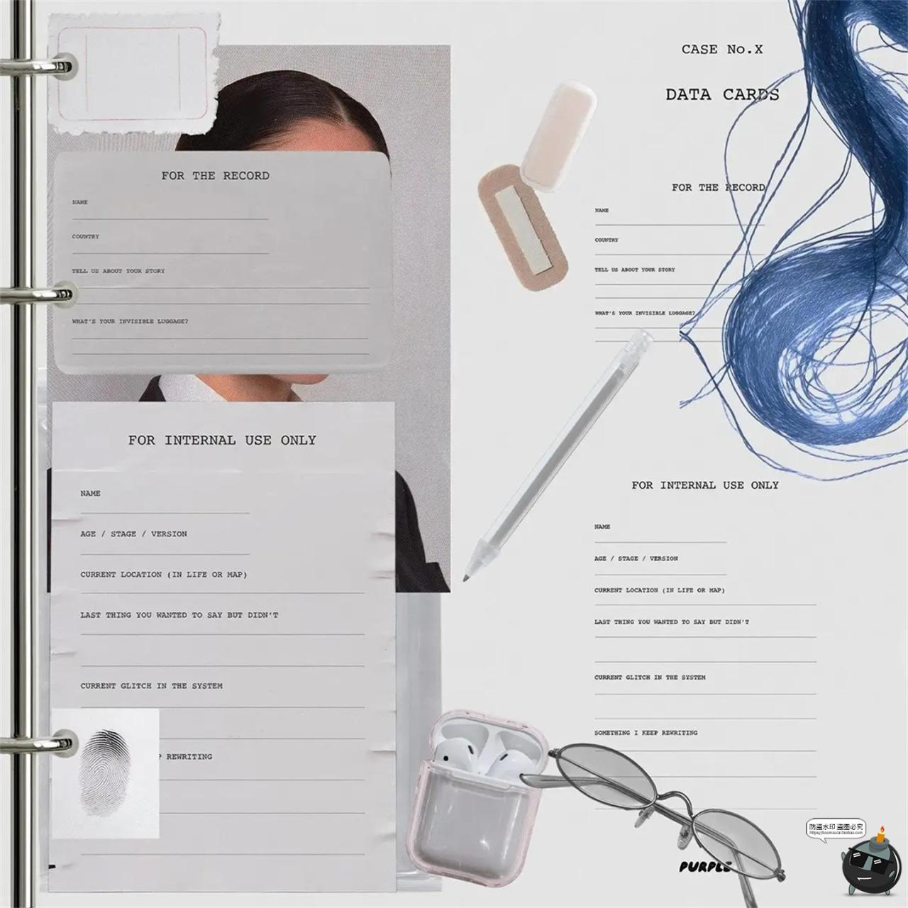 图片[10]-复古档案证件相片资料胶带宝丽来边框英文拼贴艺术PNG免抠图素材-设计猿