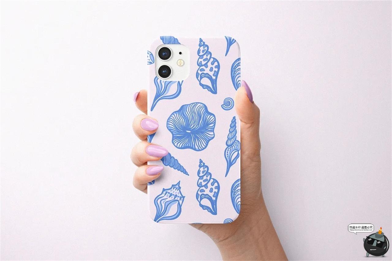 图片[7]-时尚手绘贝壳海螺海星海洋生物插图插画图案AI矢量PNG免扣JPG素材-设计猿