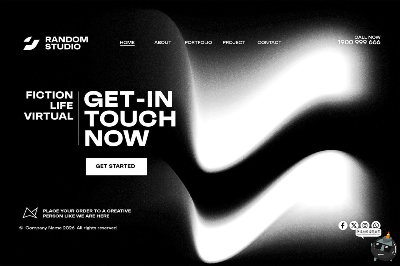 图片[6]-单色抽象扭曲模糊渐变艺术颗粒噪点AI页面纹理背景图片PSD素材-设计猿