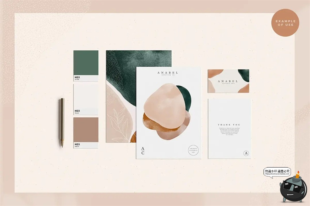 图片[8]-侘寂大地色自然优雅时尚水彩绘画水墨元素装饰艺术PNG图片素材-设计猿