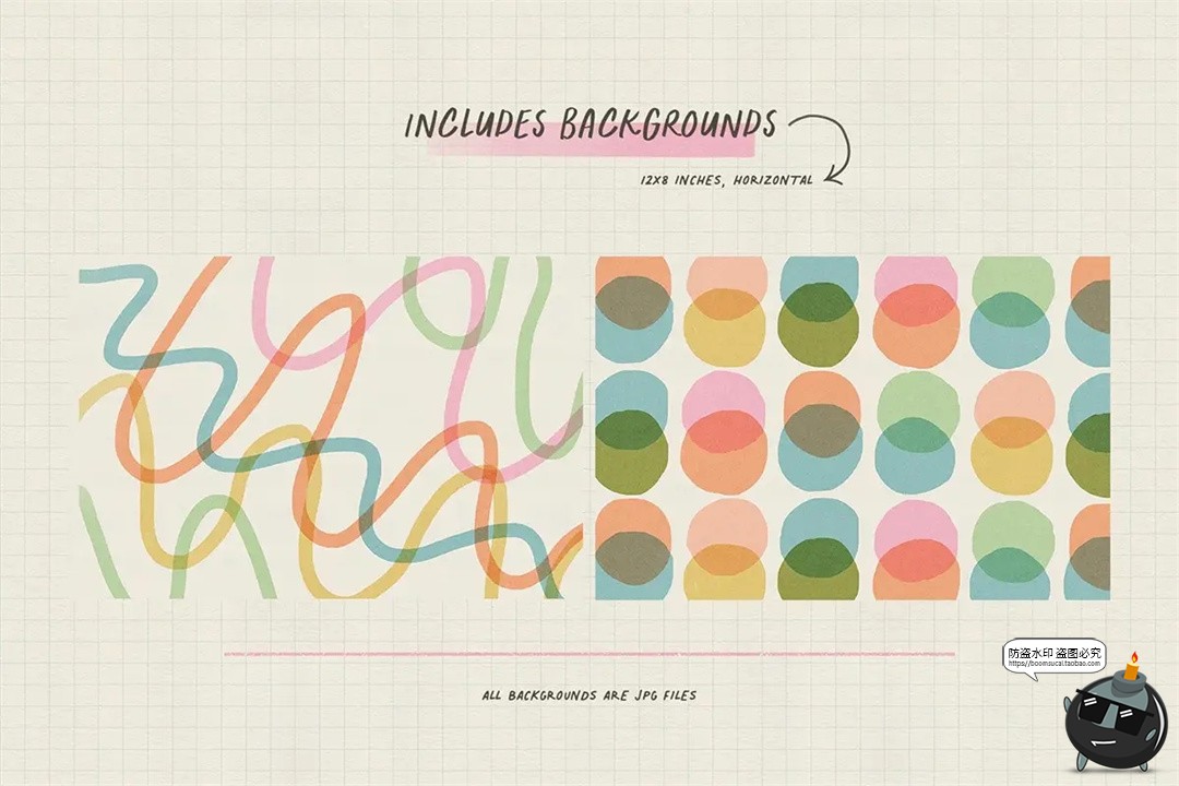 图片[9]-趣味潮流可爱手绘标记符号手帐日记手稿涂鸦拼贴PNG免抠图片素材-设计猿