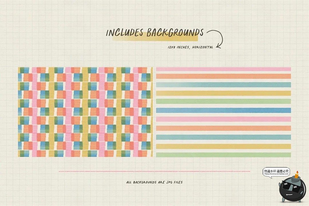 图片[10]-趣味潮流可爱手绘标记符号手帐日记手稿涂鸦拼贴PNG免抠图片素材-设计猿