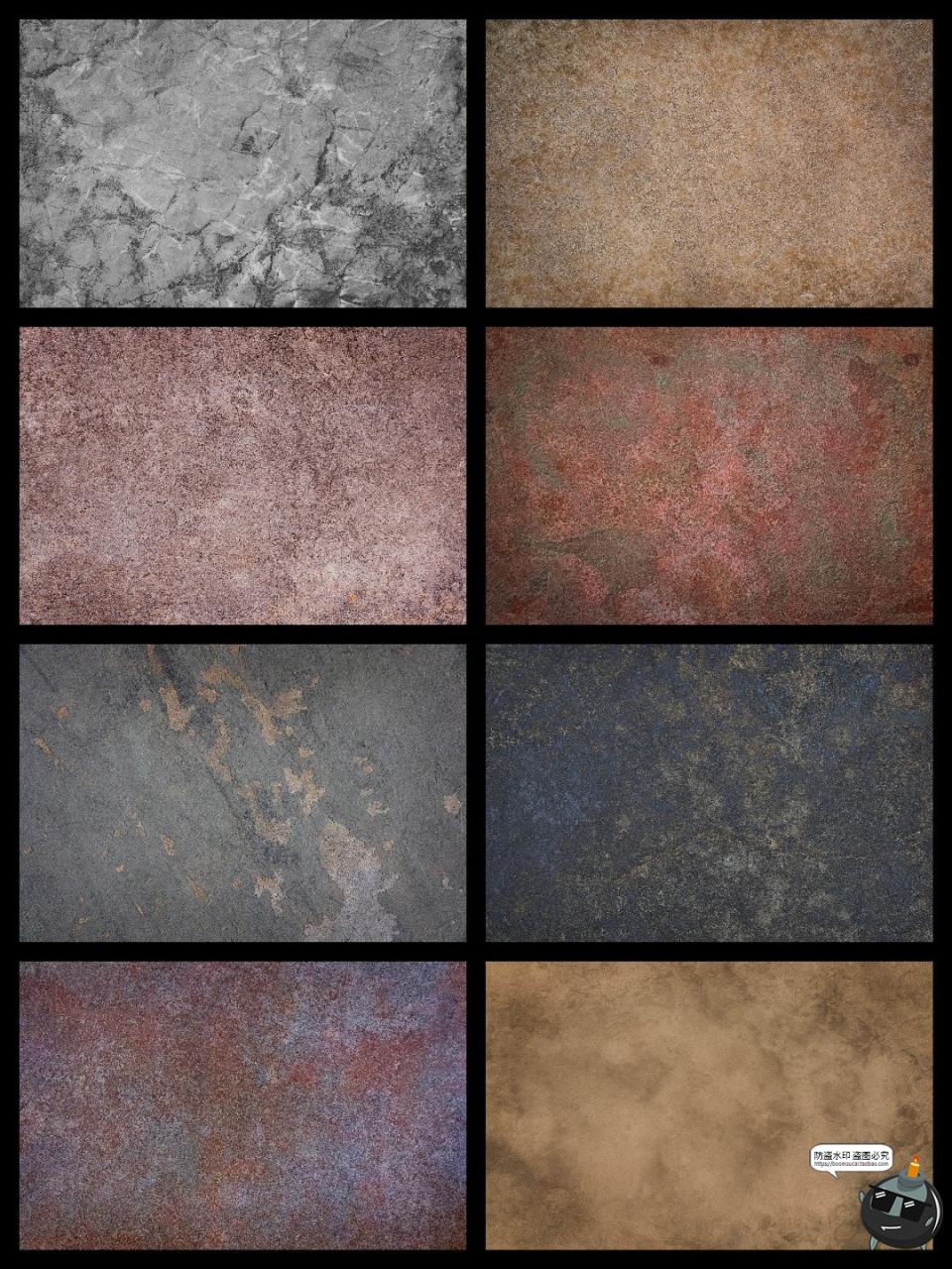 图片[3]-高清粗糙颗粒质感斑驳艺术杂质照片后期叠加纹理背景JPG图片素材-设计猿