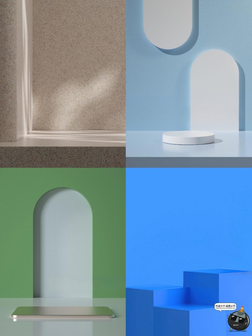 图片[2]-高清简约展台电商产品渲染场景桌面几何立体海报背景JPG图片素材-设计猿