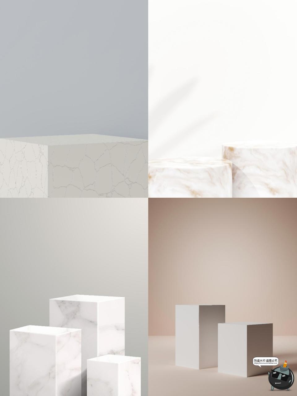 图片[9]-高清简约展台电商产品渲染场景桌面几何立体海报背景JPG图片素材-设计猿