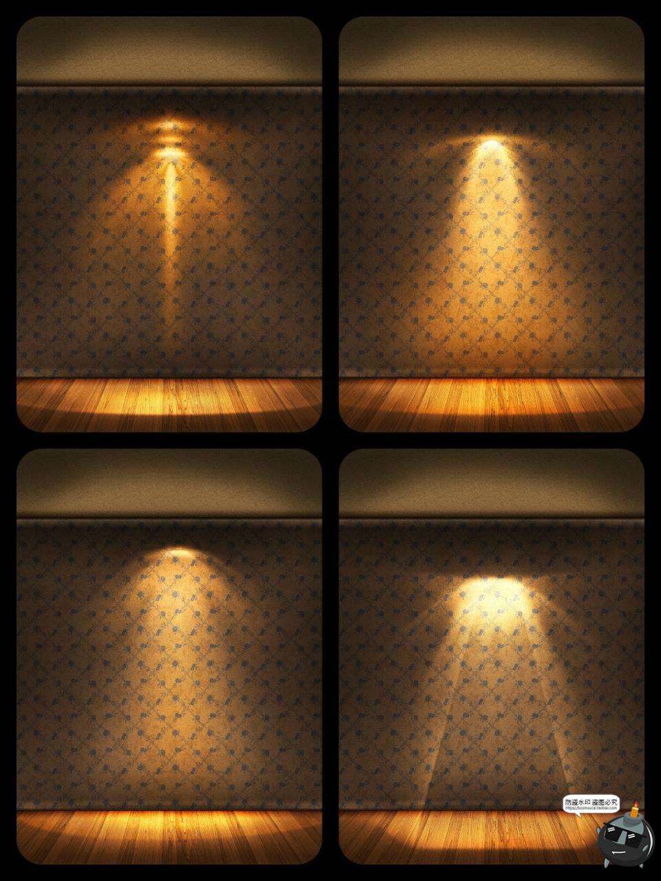 图片[2]-神秘射灯光效光束光线复古古老密室风格PSD模板分层源文件PS素材-设计猿