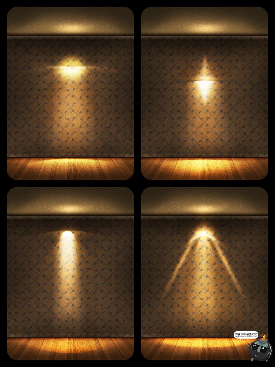 图片[3]-神秘射灯光效光束光线复古古老密室风格PSD模板分层源文件PS素材-设计猿