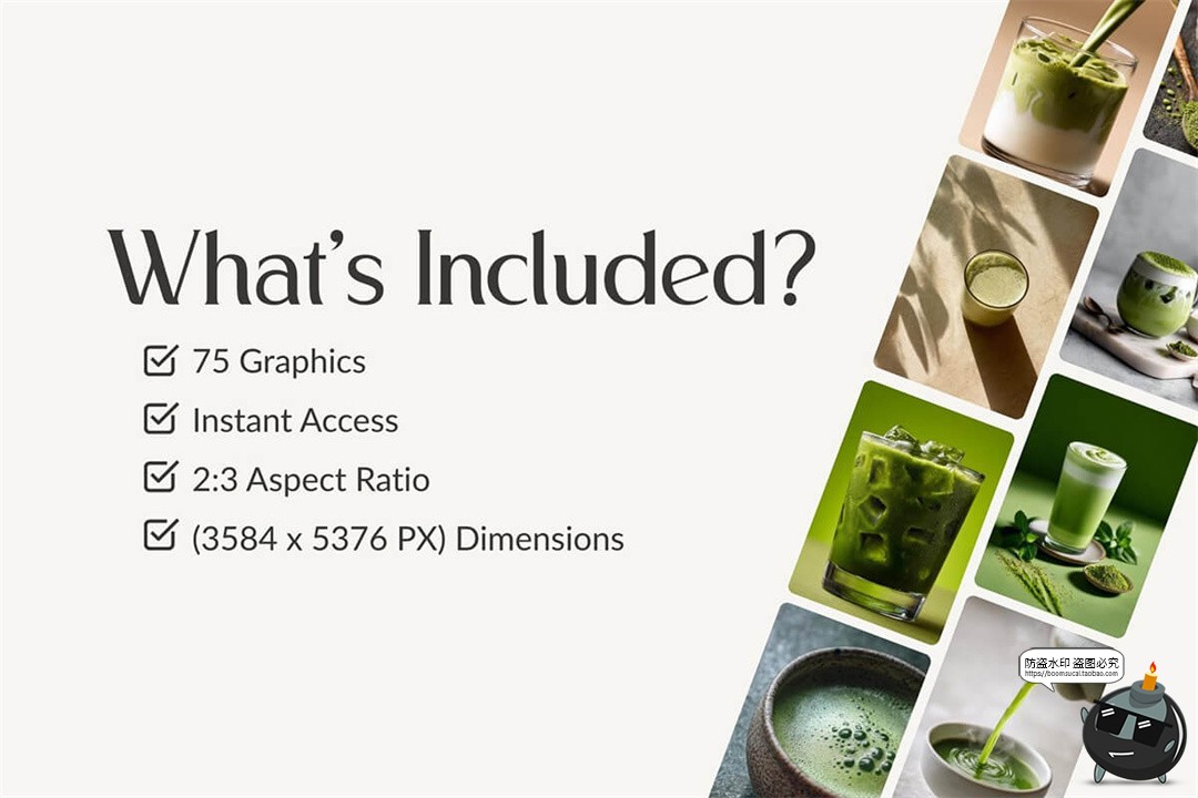 图片[2]-高清日式美学绿茶文化抹茶冲泡饮料粉末特写海报背景JPG图片素材-设计猿