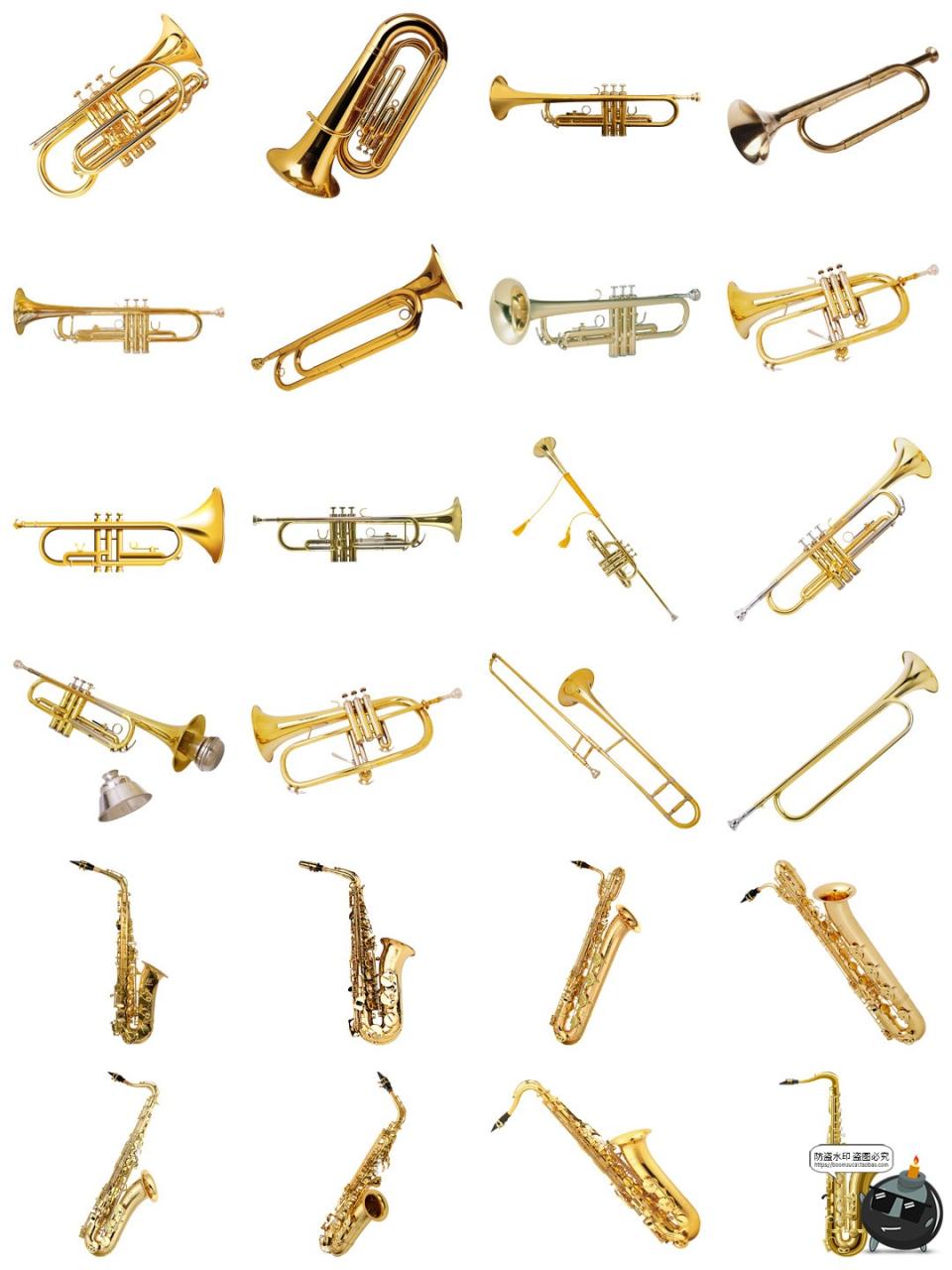 图片[12]-音乐萨克斯钢琴吉它小提琴留声机乐器笛子古筝PNG免抠透明素材图-设计猿