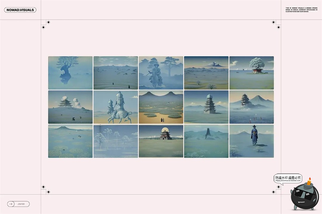 图片[2]-日本江户时期古代超现实主义日系人物风景插画配图JPG图片素材-设计猿