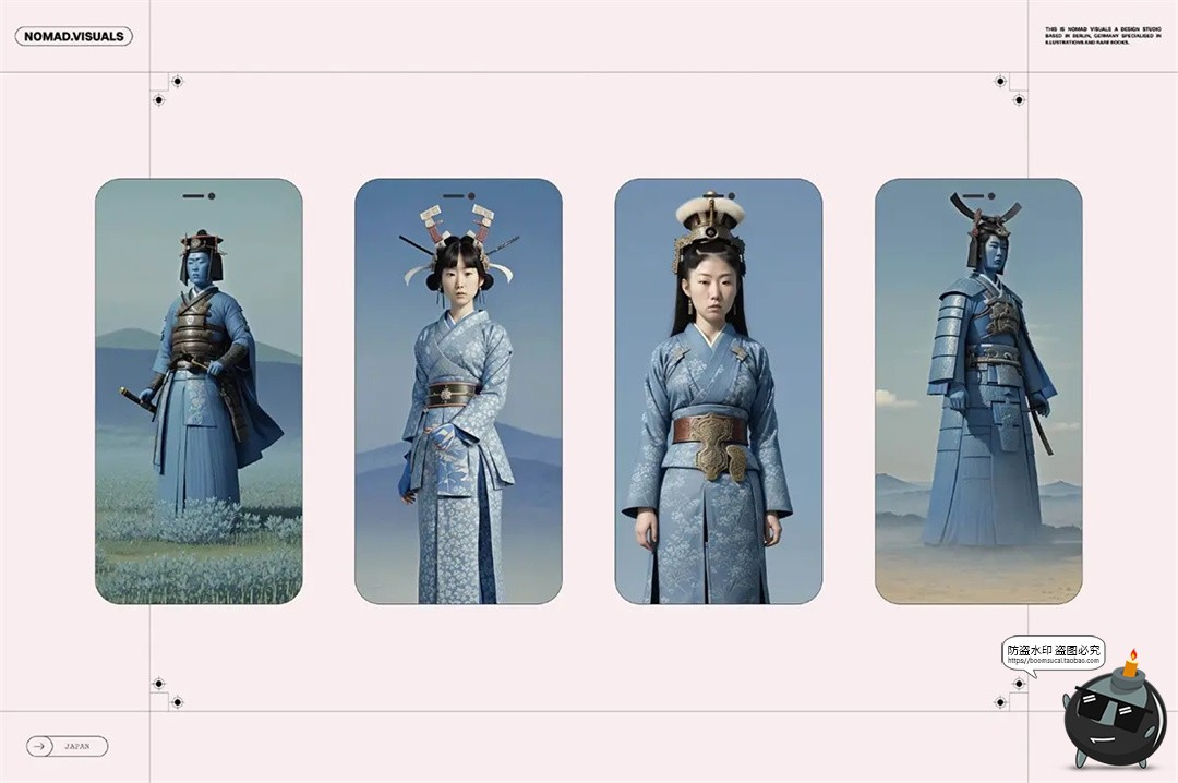 图片[5]-日本江户时期古代超现实主义日系人物风景插画配图JPG图片素材-设计猿