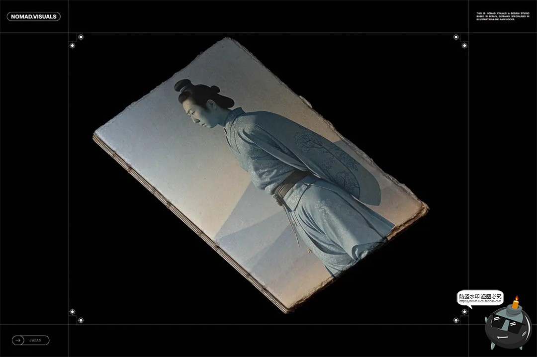 图片[7]-日本江户时期古代超现实主义日系人物风景插画配图JPG图片素材-设计猿