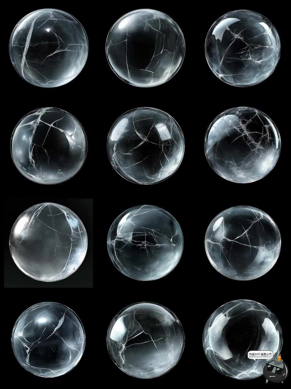 图片[2]-鱼眼镜头球形球体畸变拉伸扭曲晶体效果后期合成叠加JPG图片素材-设计猿