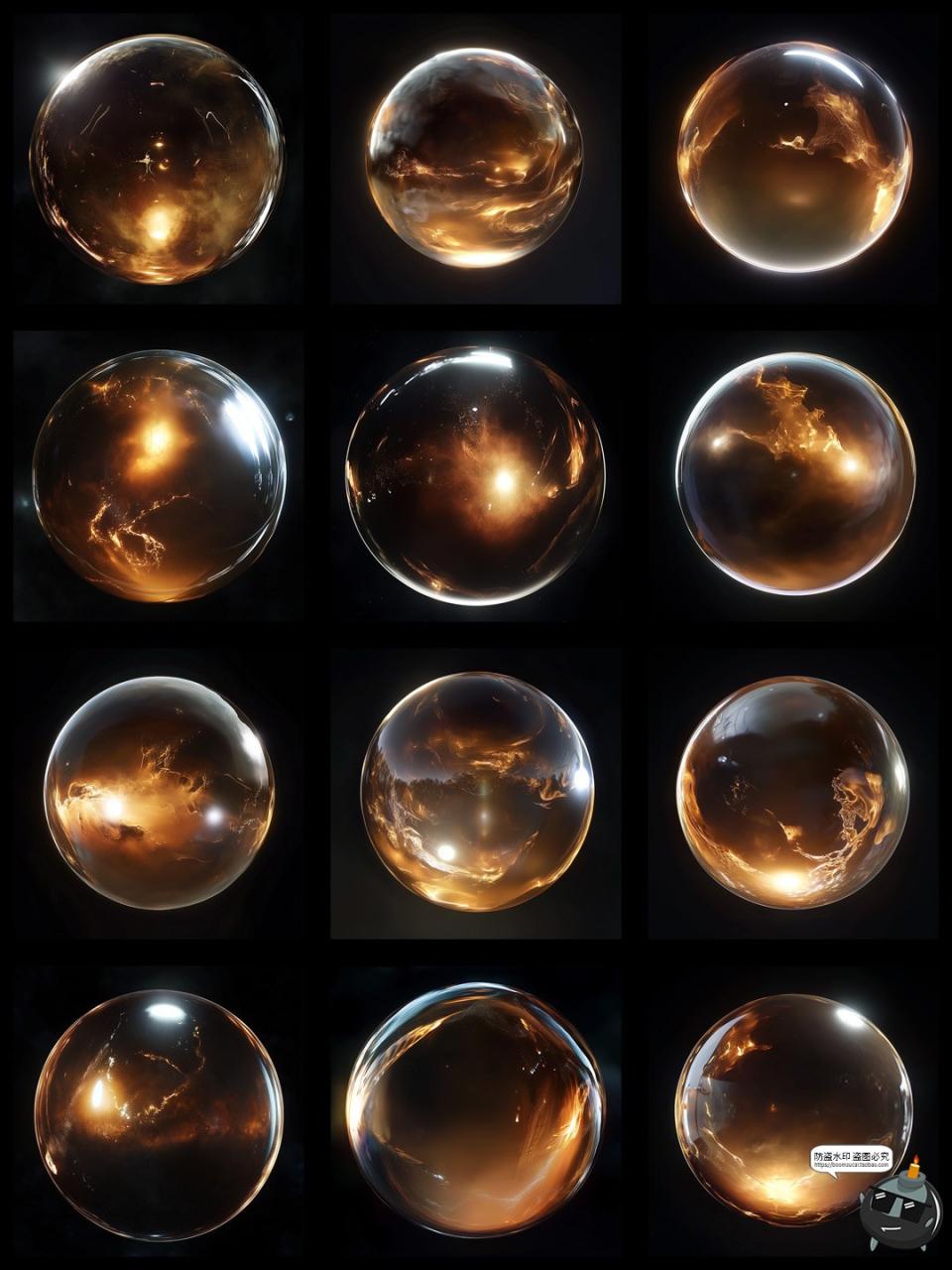 图片[6]-鱼眼镜头球形球体畸变拉伸扭曲晶体效果后期合成叠加JPG图片素材-设计猿