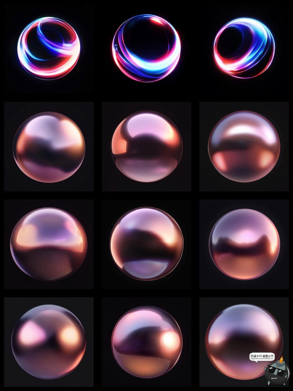 图片[10]-鱼眼镜头球形球体畸变拉伸扭曲晶体效果后期合成叠加JPG图片素材-设计猿