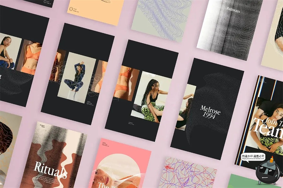 图片[3]-欧美风格时尚抽象潮流艺术演出海报个人图文排版PSD模板PS素材-设计猿