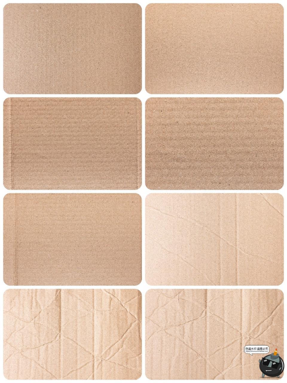 图片[2]-纸箱瓦楞纸牛皮纸板质感纹理高清图片肌理底纹背景JPG图片素材图-设计猿