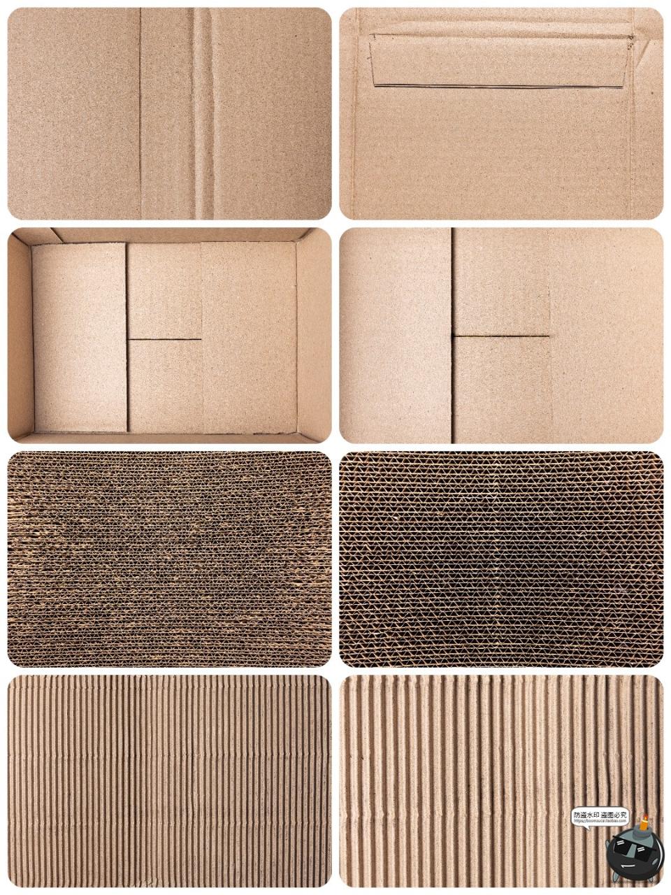 图片[3]-纸箱瓦楞纸牛皮纸板质感纹理高清图片肌理底纹背景JPG图片素材图-设计猿