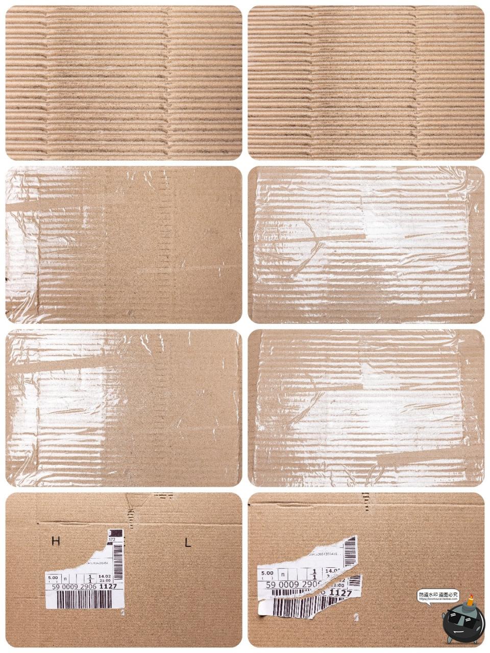 图片[4]-纸箱瓦楞纸牛皮纸板质感纹理高清图片肌理底纹背景JPG图片素材图-设计猿