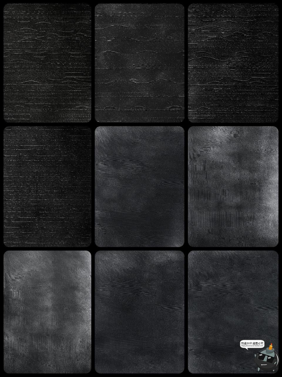 图片[10]-复古潮流损坏扭曲故障黑白纹扫描仪纹理艺术海报底纹JPG图片素材-设计猿