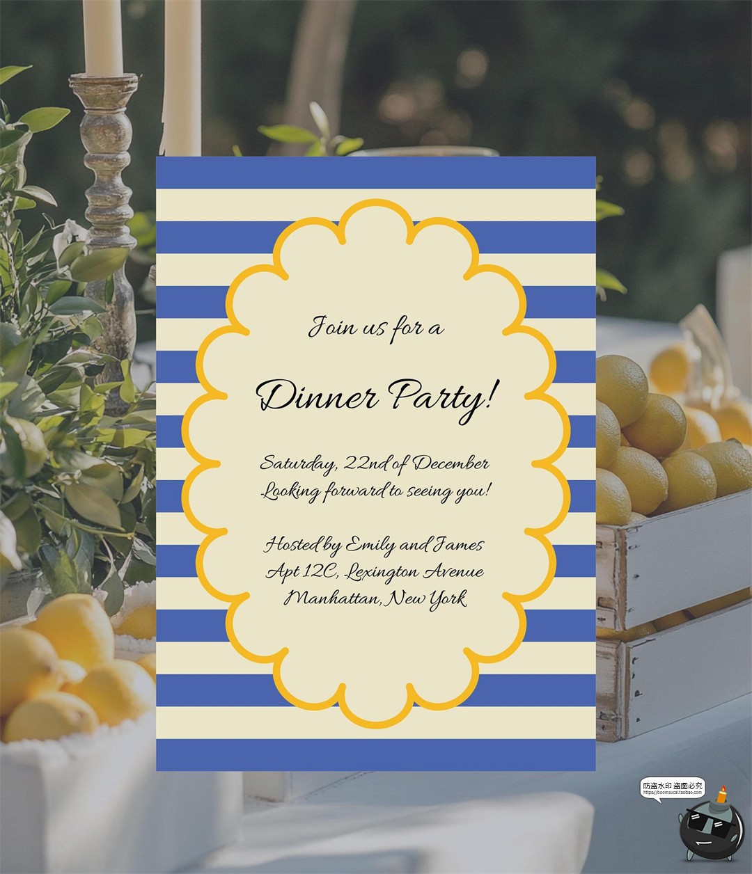 图片[3]-复古趣味花园派对文艺活力条纹方格网格边框PNG免抠AI矢量图素材-设计猿